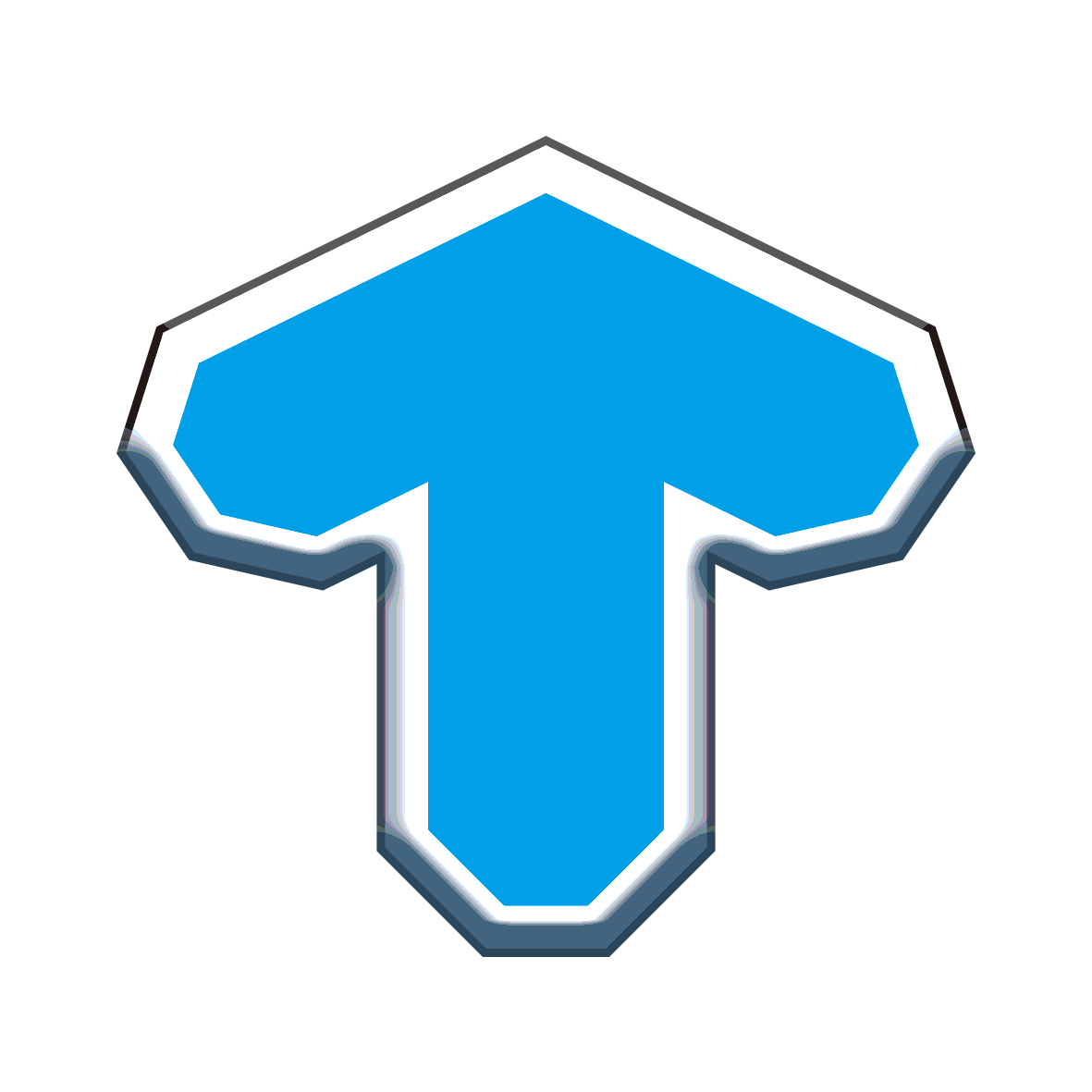 ↑